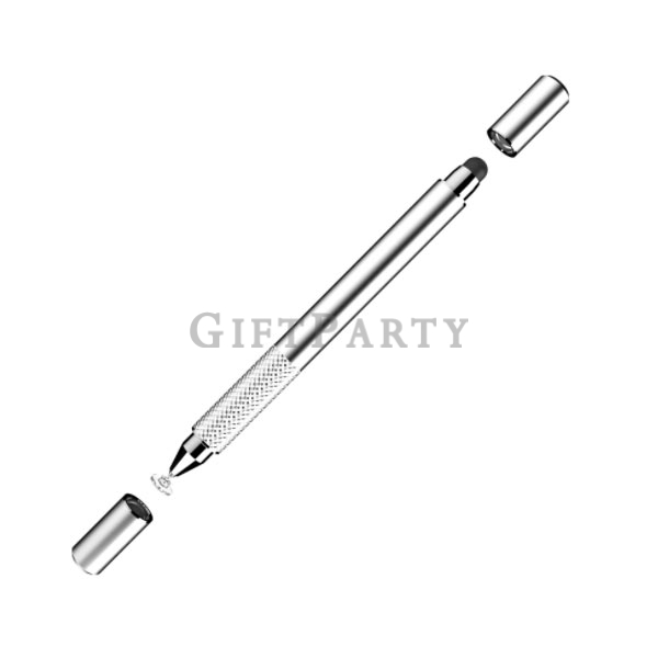 Two-in-one metal capacitive pen with magnetic transparent suction cup,磁吸透明吸盤二合一金属電容筆