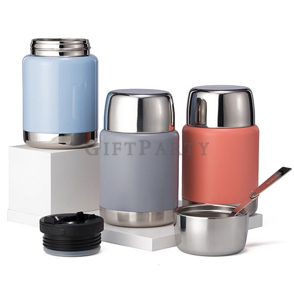 Stainless steel food jar thermos Custom pattern 500ML,鏽鋼悶燒罐500ml(定制圖案)
