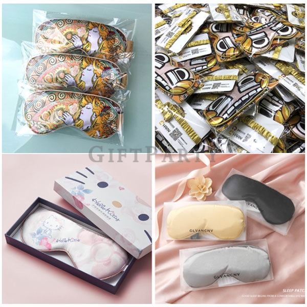 旅遊禮品,品牌贈品,客製眼罩,禮品,客製眼罩仿真絲-(人造纖維)