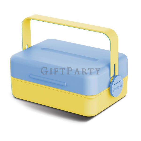 Double-layer insulated lunch box portable microwaveable PP material, customized lunch box, bento box