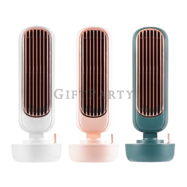 220ml Usb tower fan Humidifier With Usb Charging Port.百貨公司贈品,禮品,贈品,復古USB加濕風扇塔扇