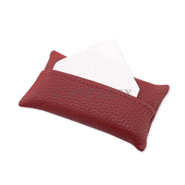 Soft Leather Tissue Toilet Paper Case,精品贈品,皮革面紙包