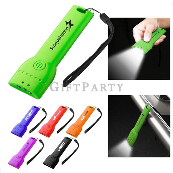 3 led flat hard plastic magnetic flashlight,3LED硬塑料扁平手電筒,禮品,廣告贈品,