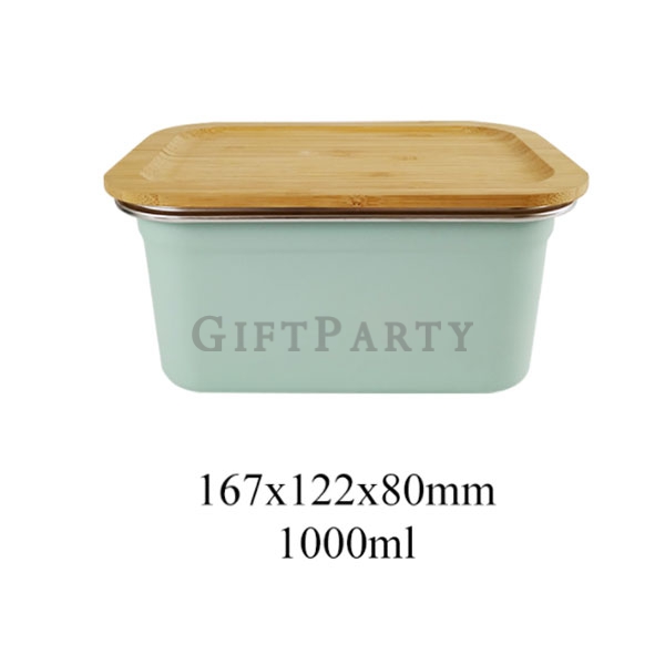 高品質餐盒,不鏽鋼餐盒竹蓋600ml,Stainless steel lunch box with bamboo lid 1000ml,