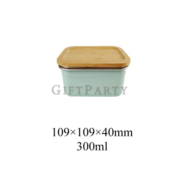 高品質餐盒,不鏽鋼餐盒竹蓋600ml,Stainless steel lunch box with bamboo lid 300ml,