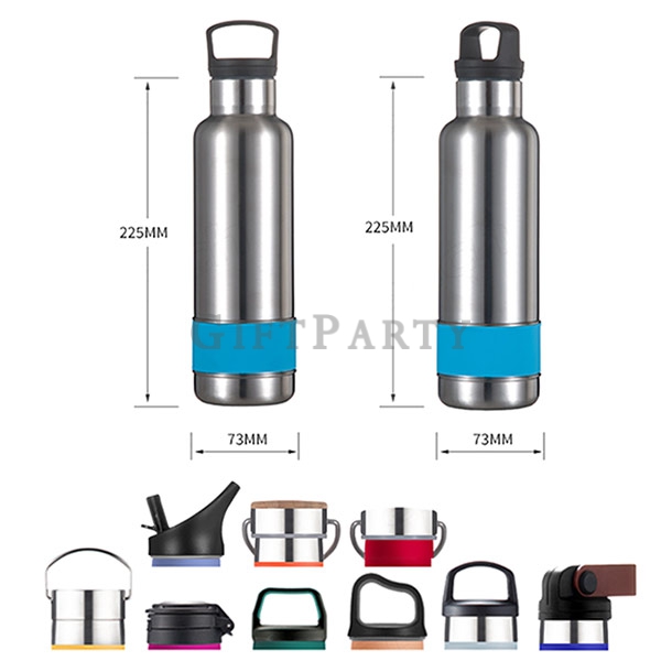 Stainless Steel Narrow Mouth Water Bottle Vacuum Insulated Water Flask,不鏽鋼保溫瓶18oz