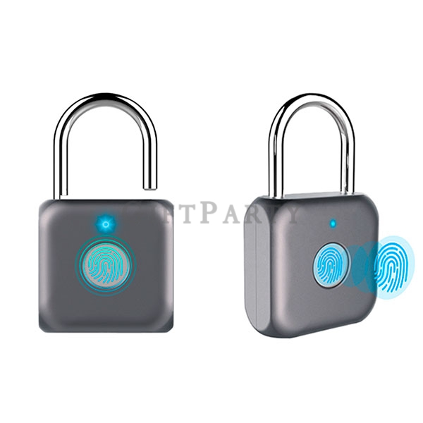 smart fingerprint padlock,LED燈智能指紋鎖,銀行禮品,收納櫃鎖,