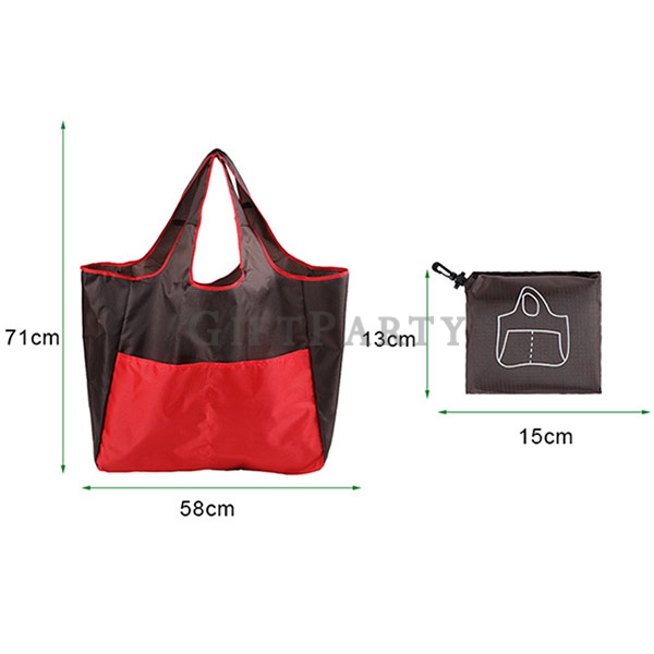Large capacity shoulder foldable shopping bag,大容量肩揹折疊購物袋