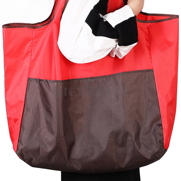 Large capacity shoulder foldable shopping bag,大容量肩揹折疊購物袋