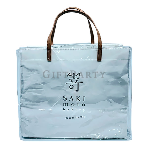 Eco-friendly washable kraft paper with PVC handle bag ,PVC水洗牛皮購物袋