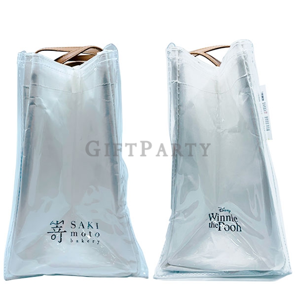 Eco-friendly washable kraft paper with PVC handle bag ,PVC水洗牛皮購物袋