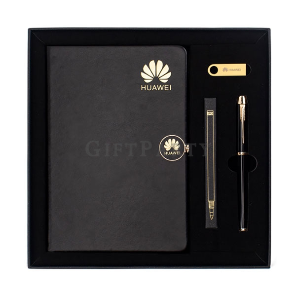 商務筆記本禮盒隨身碟8G,Business Gift Box OEM ∣ Business Notebook Gift Box USB Flash Drive 8G,