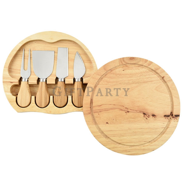 乳酪盤套裝,紅酒贈品,紅酒禮品,Wooden Handle Stainless Steel Cheese cutter knifve Set