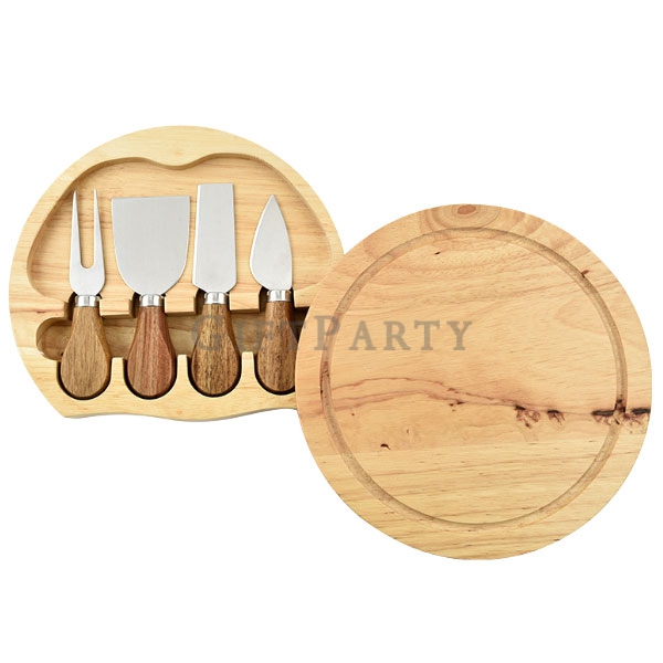 乳酪盤套裝,紅酒贈品,紅酒禮品,Wooden Handle Stainless Steel Cheese cutter knifve Set