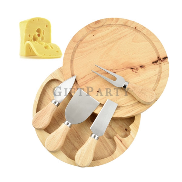 乳酪盤套裝,紅酒贈品,紅酒禮品,Wooden Handle Stainless Steel Cheese cutter knifve Set