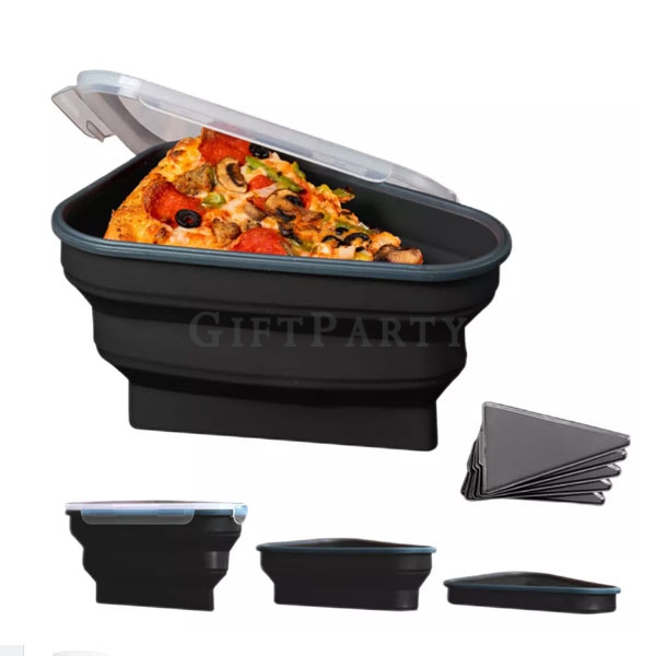 pizza保鮮盒,禮品,食品級矽膠PIZZA保鮮盒伸縮餐盒3