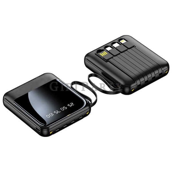 Mini Powerbank with cable 10000mAh,充電寶,行動電源,迷你行動電源帶線10000mAh2