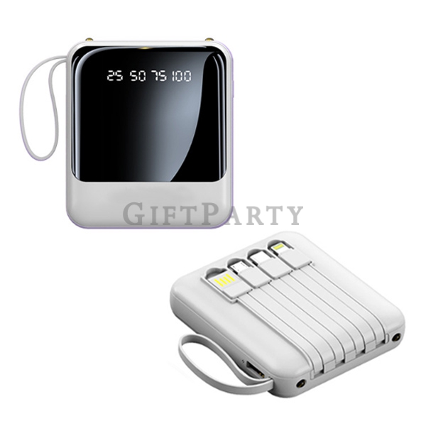 Mini Powerbank with cable 10000mAh,充電寶,行動電源,迷你行動電源帶線10000mAh2