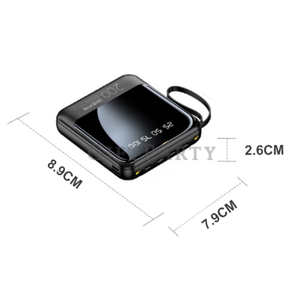 POWERBANK-迷你行動電源帶線10000mAh5