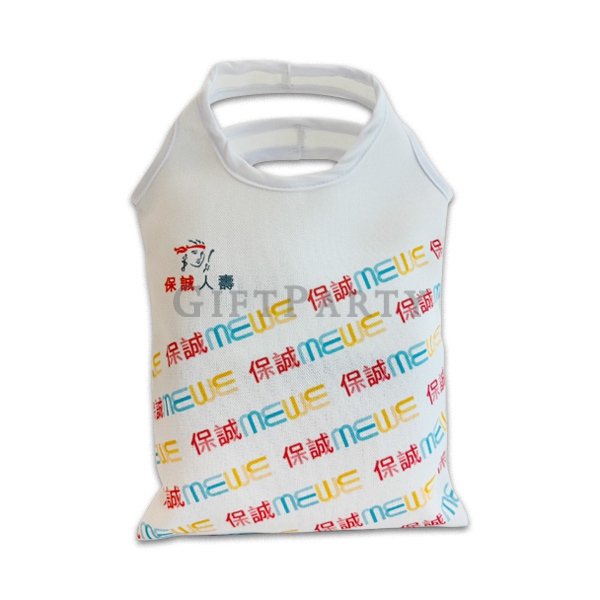 Polyester small handbag,保險贈品,企業贈品,仿帆布小手袋全彩印刷