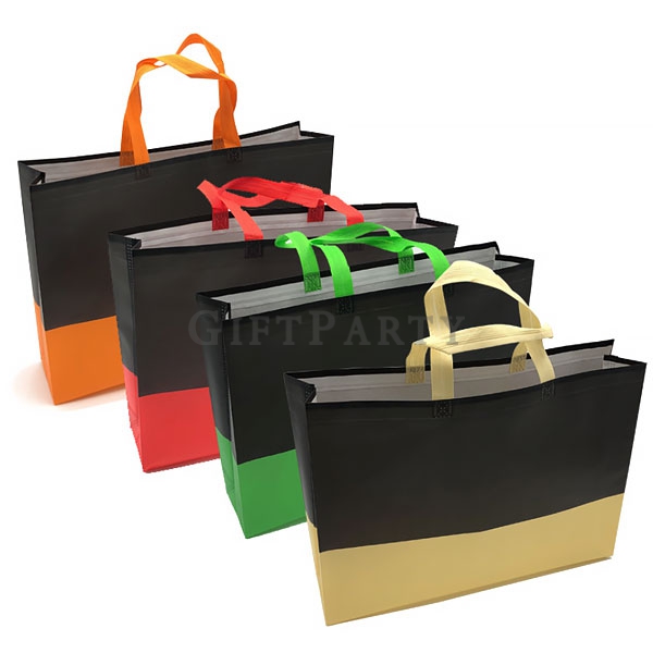 展場贈品,不織布撞色環保袋,不織布購物袋,禮品,贈品,輔銷品,