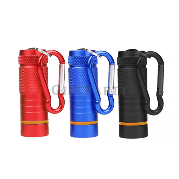 手電筒,客製化禮品,贈品,禮品,選舉贈品,鋁合金LED小手電筒帶登山扣