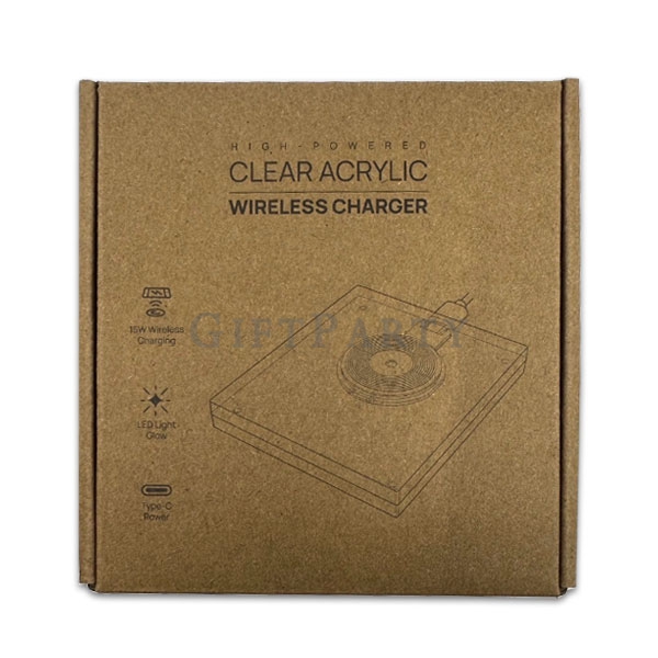 15W transparent acrylic wireless charging pad,15w透明壓克力無線充電盤