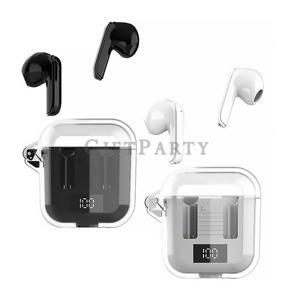 耳機,附數位電源盒的無線耳機,Wireless Earbuds with Digital Power Case