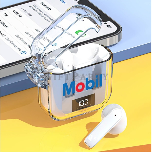 耳機,附數位電源盒的無線耳機,Wireless Earbuds with Digital Power Case