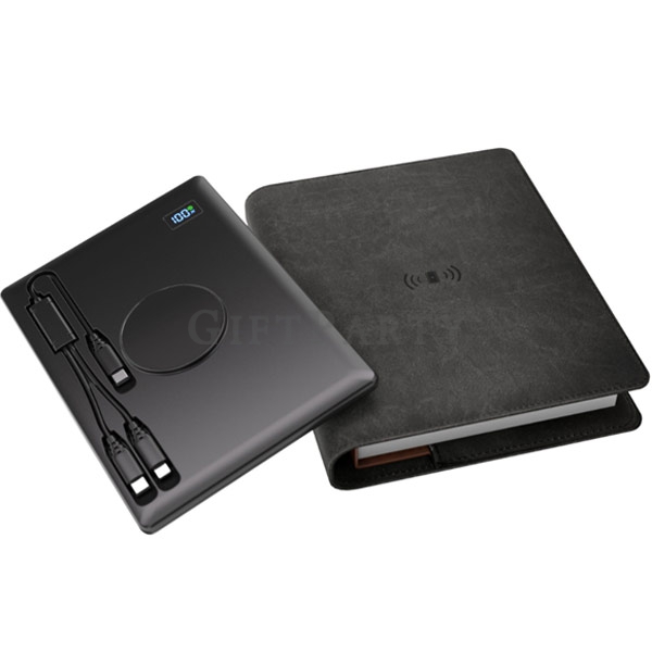 Magnetic Wireless Charging Power Portfolio,-電源保護套帶15W-無線充電器PD10000mah行動電源