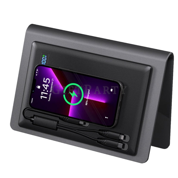 VIP禮品,電源保護套帶15W-無線充電器PD10000mah行動電源2