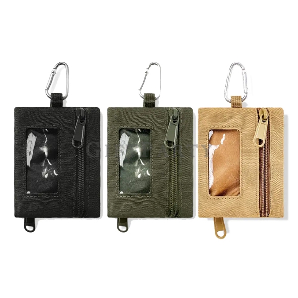 OUTDOOR小包,潮牌贈品,戶外贈品,戰術零錢包戶外旅遊防潑水帶登山扣