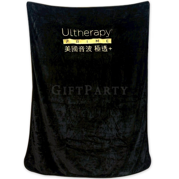 客製毛毯,法蘭絨毛毯,醫美通路贈品,品牌贈品,客製化贈品,