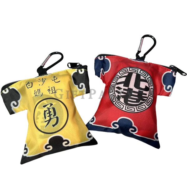 白沙屯媽祖折疊購物袋,白沙屯媽祖,進香結緣品,繞境贈品,折疊購物袋,客製化環保袋,勇腳裝備,粉紅超跑周邊