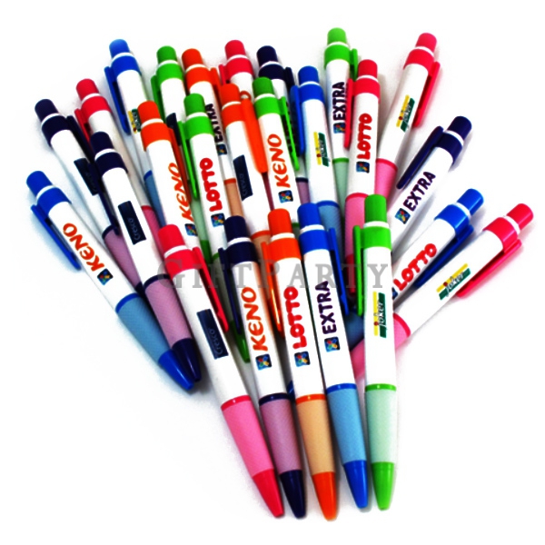 白小胖塑膠筆(全彩印刷),Plastic ball pen Full color printing