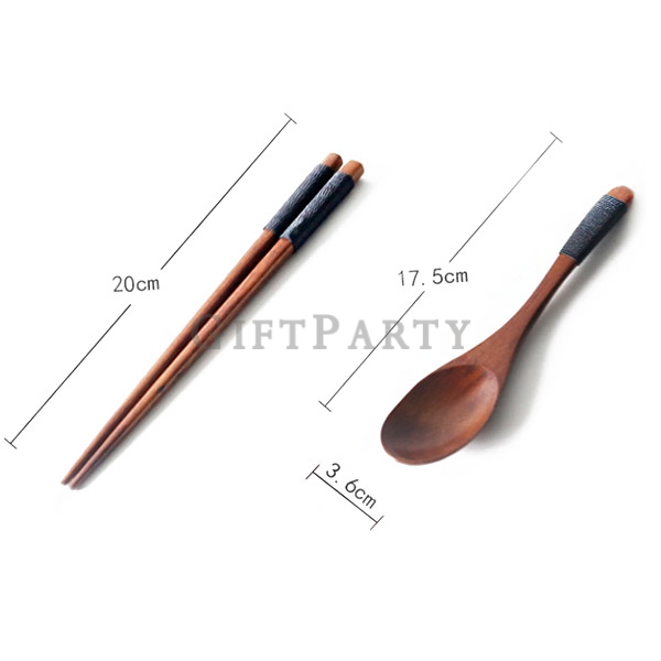 實木餐具木筷勺綁線筷组合餐具組,solid wood cutlery set custom, nanmu chopsticks spoon set, eco friendly utensil orde