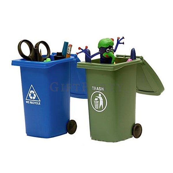 trash can shape pen holder,迷你回收垃圾桶造型筆筒, Advertising gifts, promotional gifts, custom logo gifts, cus