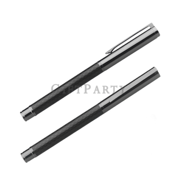 汽車廣告筆,金屬筆碳纖維筆,Black Metal Ballpoint Pen Gift Carbon Fiber Pen for Business,