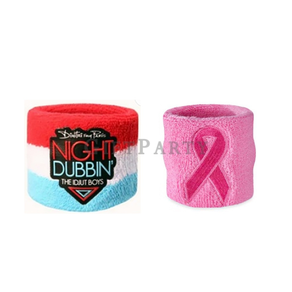 Sports wrist cotton sweatband,活動贈品,品牌贈品,廣告贈品,運動贈品,路跑贈品,職棒贈品,品牌贈品,客製運動護,腕刺繡背章