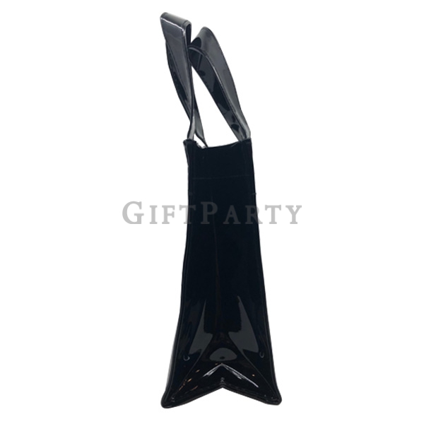 mirror leather PVC shopper bag,黑色鏡面皮革手提袋,Advertising gifts, promotional gifts, 時尚禮品, 時尚贈品, 飯店贈品,