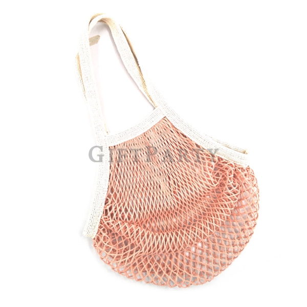 ECO Bags Fruit Shopping String Grocery Shopper Tote Mesh Woven Net Bag,Cotton Fruit Produce Mesh Bag