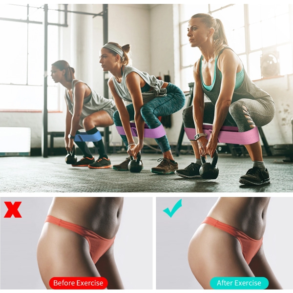 Premium Hip Resistance Circle Band,健身禮品,翹臀深蹲圈阻力帶拉力帶