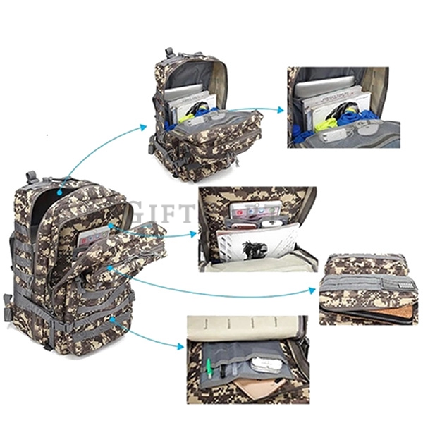 tactical backpack,military gift,custom outdoor bag,branded gear,promo backpack45L軍事後背包戰術背包7