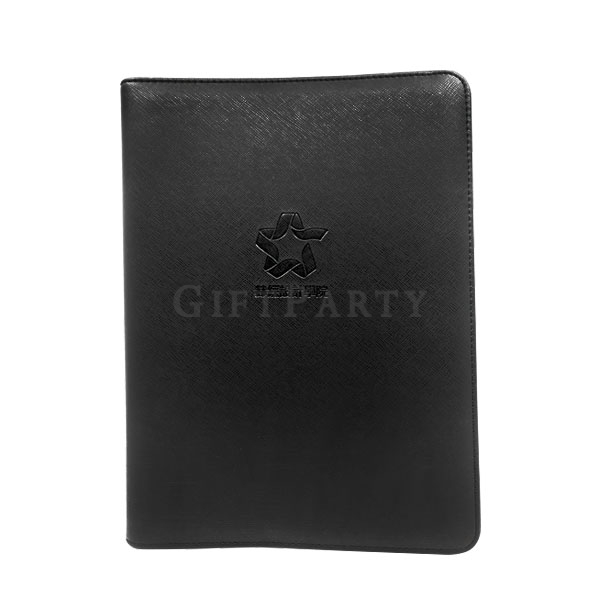 Custom Logo PU Leather A4 File Folder,PU皮革A4資料夾