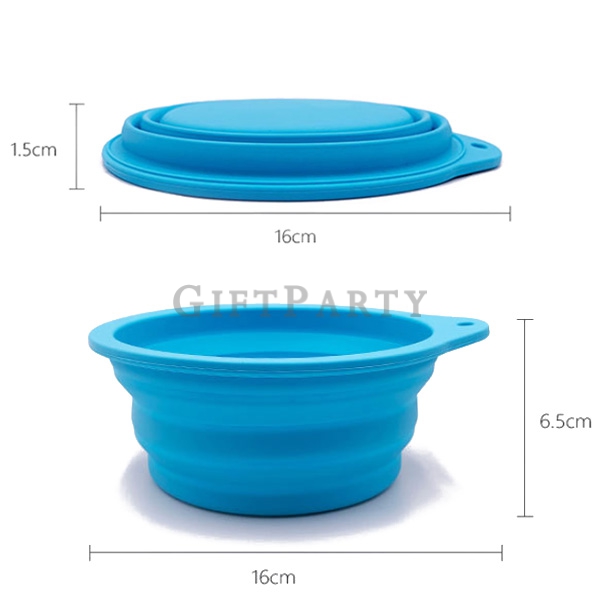 Pet folding bowl, folding bowl, telescopic bowl, custom PANTONE-寵物折疊碗定制PANTONE0