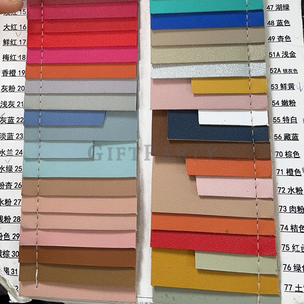 皮革小置物籃筆筒,pu皮革顏色,色卡