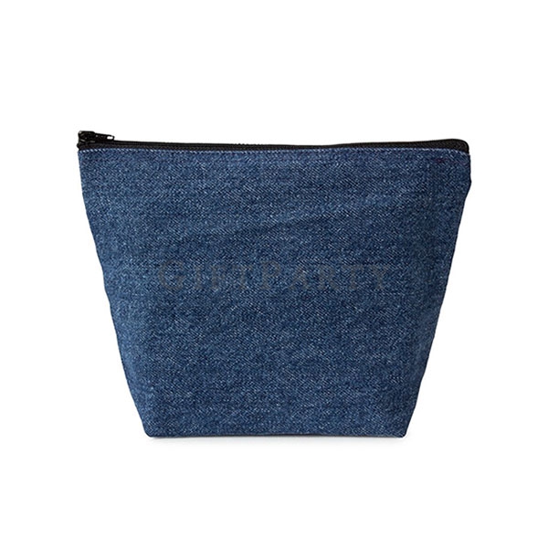 Denim Cosmetic Makeup Bag,牛仔丹寧布化妝包收納包