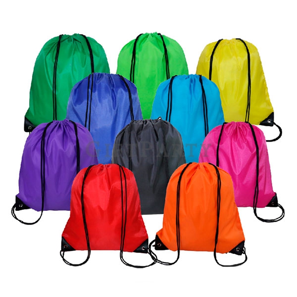 waterproof polyester sport drawstring backpack shopping bag,束口後背包210D2