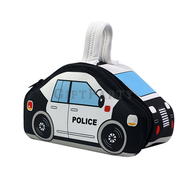 警車造型,警察局紀念品,保冷袋,潛水布午餐袋汽車造型