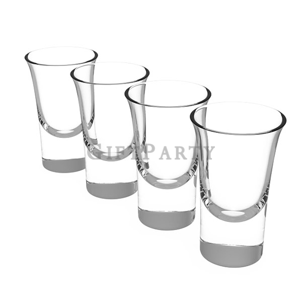 shot glass with wooden holder,無鉛玻璃shot杯木拖組